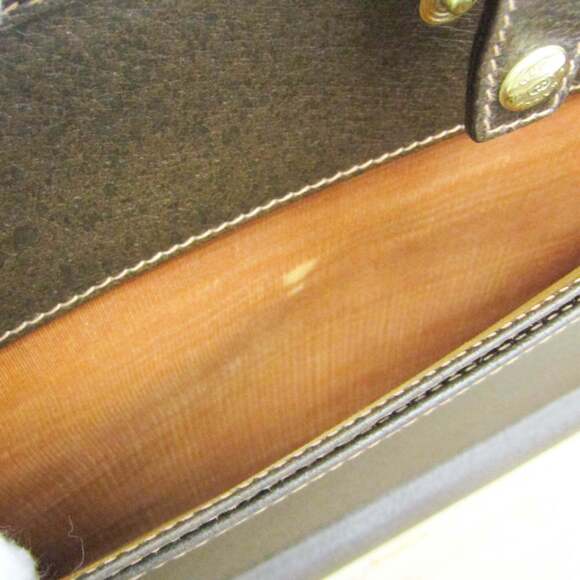 Gucci Interlocking G 016 20 0491 Men,Women Leather Attaché Case,Handbag Brown - Picture 15 of 16